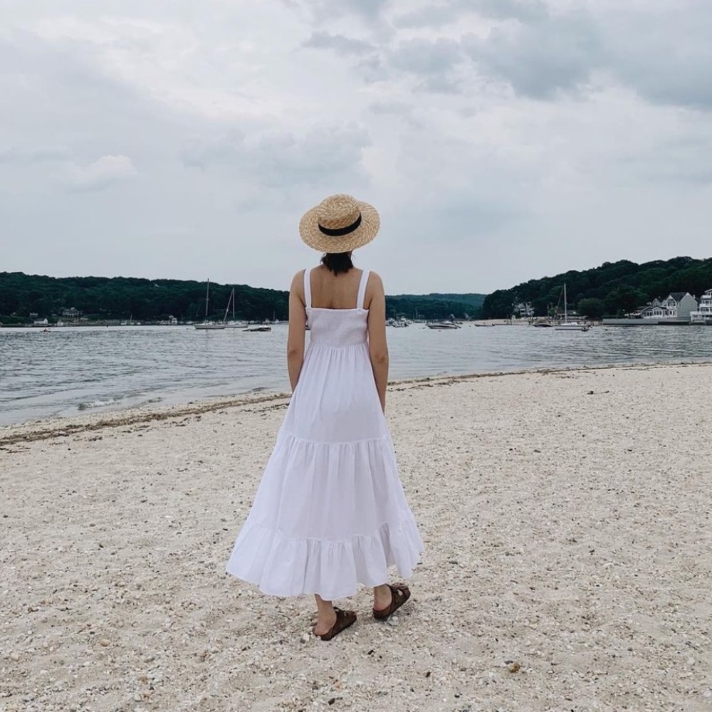Zara white dress